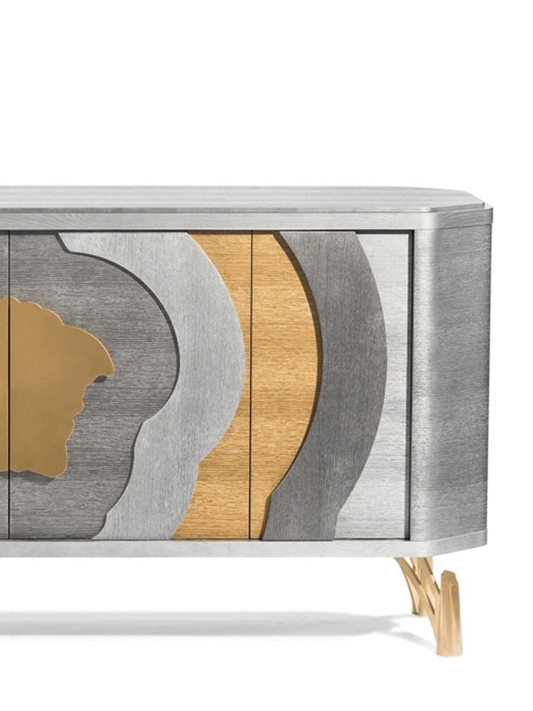 #HC4001 Versace Wooden Console Cabinet Made in Foshan - Image 3