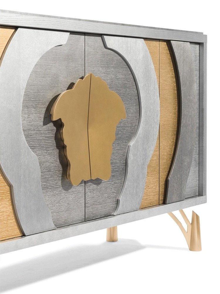 #HC4001 Versace Wooden Console Cabinet Made in Foshan - Image 4