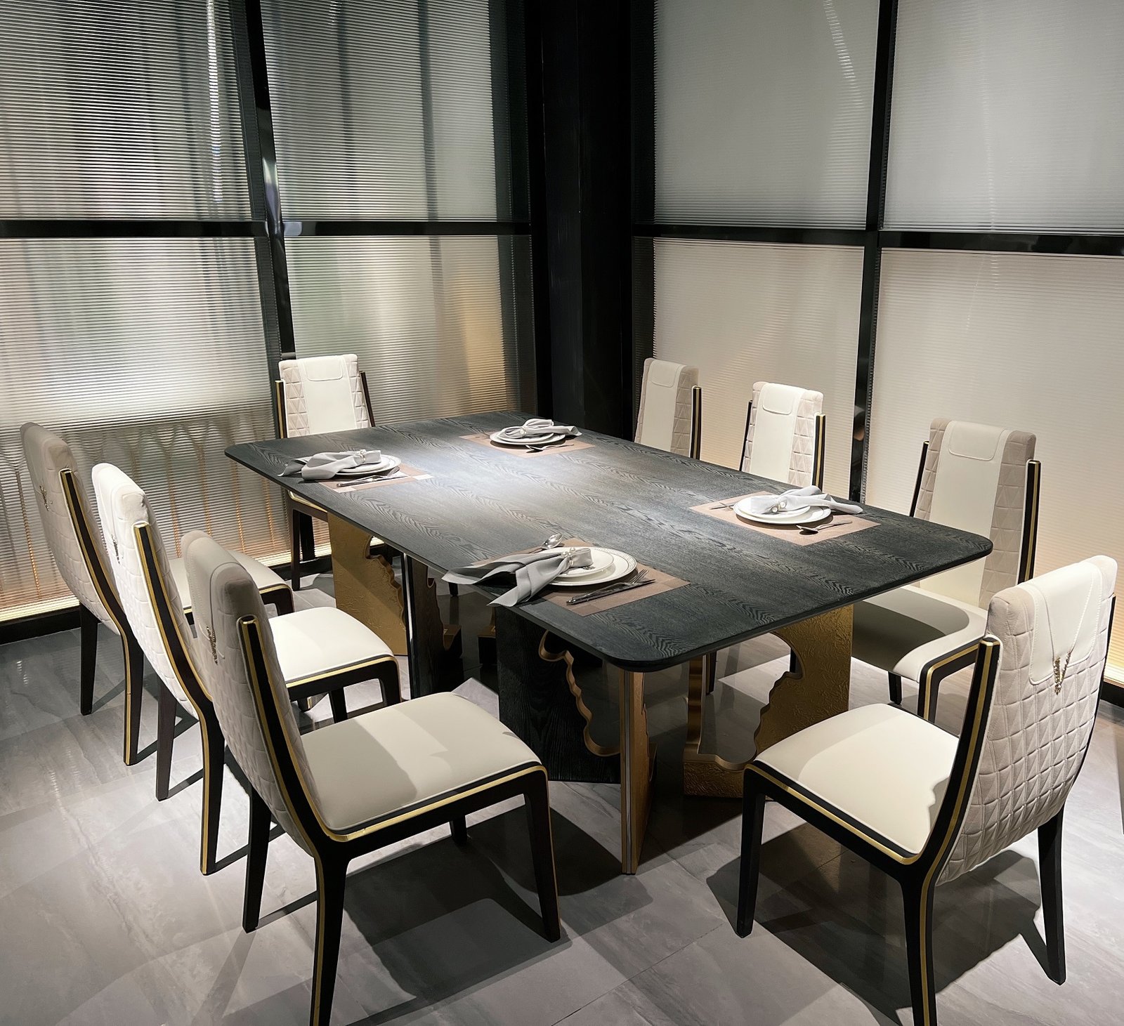 #HL6001 Versace Dining Table Made in China - Image 4